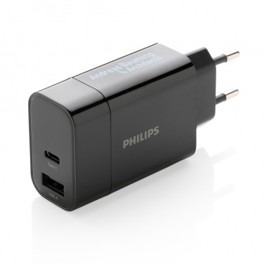 Logotrade promotional item image of: Philips ultra fast PD wall charger