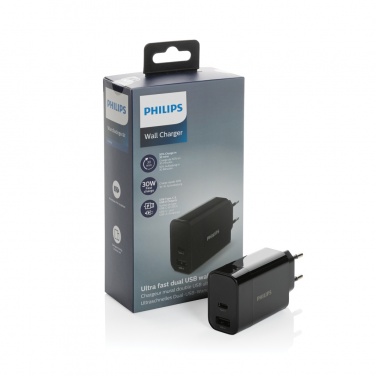 Logotrade promotional item image of: Philips ultra fast PD wall charger