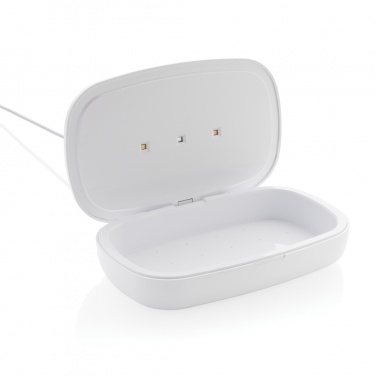 Logo trade promotional product photo of: UV-C steriliser box with 5W wireless charger