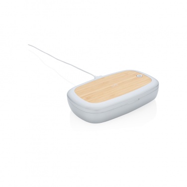 Logo trade promotional products image of: Rena UV-C steriliser box with 5W wireless charger