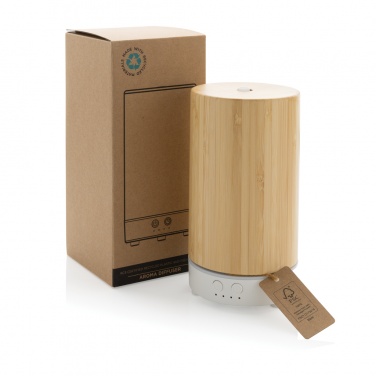 Logo trade advertising products picture of: RCS recycled plastic and bamboo aroma diffuser