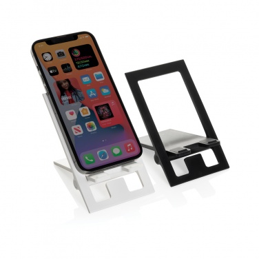 Logo trade corporate gifts image of: SnapStand RCS recycled plastic foldable phone stand