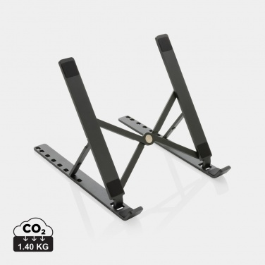 Logo trade advertising products image of: Terra RCS recycled aluminium universal laptop/tablet stand