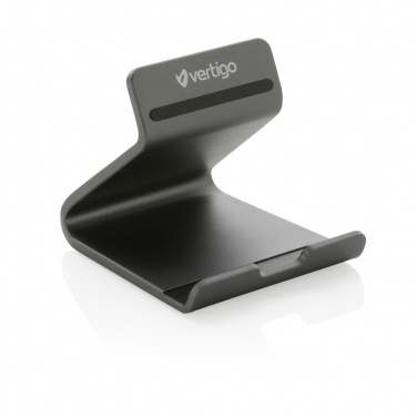 Logo trade promotional merchandise image of: Terra RCS recycled aluminium tablet & phone stand