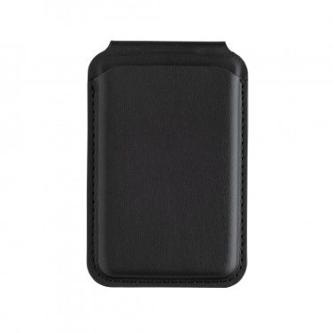 Logo trade promotional merchandise photo of: Magstand RCS recycled PU magnetic phone wallet with stand