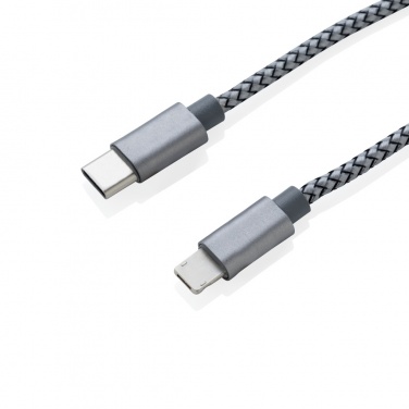 Logo trade promotional giveaways picture of: 3-in-1 braided cable