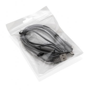 Logotrade promotional products photo of: 3-in-1 braided cable