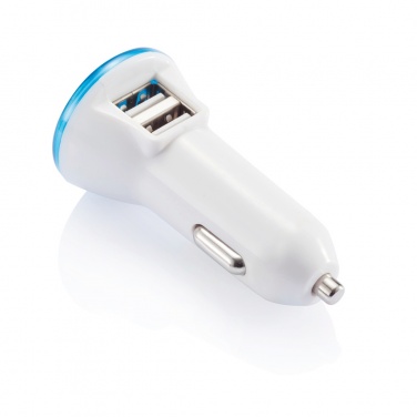 Logo trade promotional merchandise image of: Powerful dual port car charger