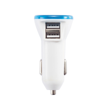 Logo trade advertising products image of: Powerful dual port car charger