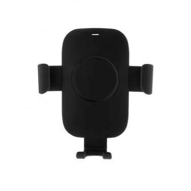 Logotrade promotional merchandise picture of: RCS recycled plastic 10W wireless charging car holder