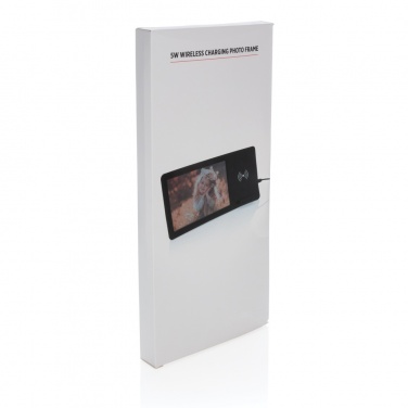 Logo trade promotional merchandise image of: 5W Wireless charger and photo frame