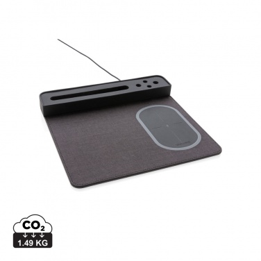 Logotrade promotional gift picture of: Air mousepad with 5W wireless charging and USB