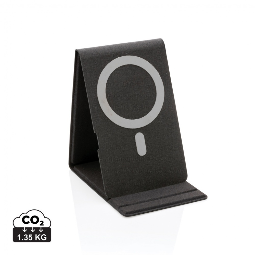 Logo trade promotional product photo of: Artic Magnetic 10W wireless charging phone stand