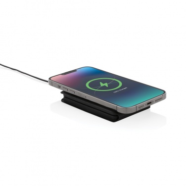 Logo trade promotional product photo of: Swiss Peak RCS rPU 15W  3-in-1 magnetic wireless charger