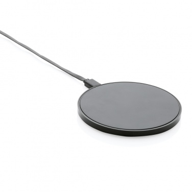 Logo trade promotional merchandise picture of: RCS standard recycled plastic 10W wireless charger