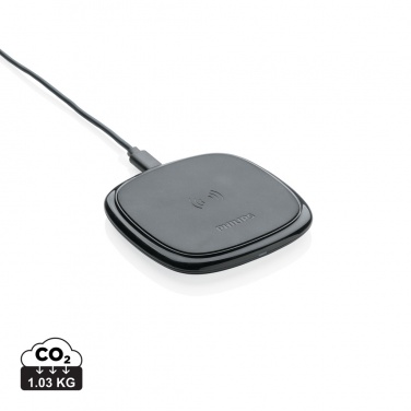 Logo trade corporate gifts picture of: Philips 10W Qi wireless charger