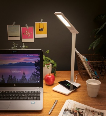 Logo trade corporate gift photo of: 5W Wireless Charging Desk Lamp