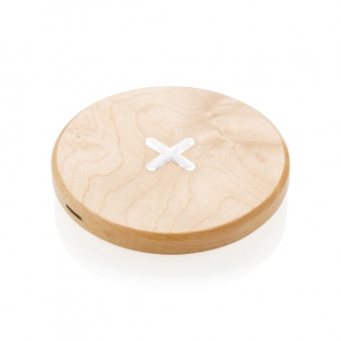 Logo trade promotional products image of: 5W wood wireless charger