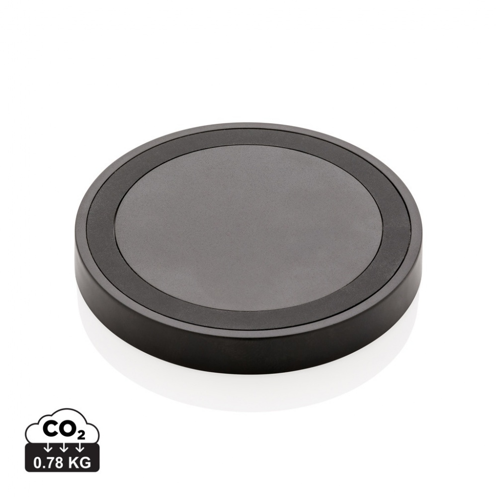 Logo trade business gift photo of: 5W wireless charging pad round