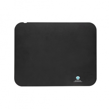 Logo trade advertising products picture of: Swiss peak RCS recycled PU 15W 3 in 1 charging mousepad