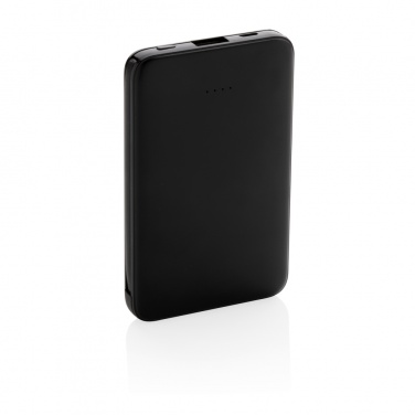 Logotrade advertising product image of: 5.000 mAh Pocket Powerbank with integrated cables