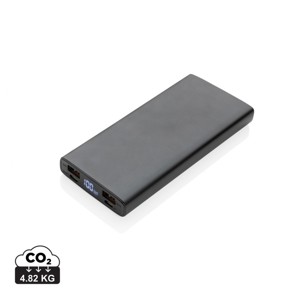 Logo trade advertising products image of: Aluminium 18W 10.000 mAh PD Powerbank