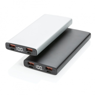 Logotrade promotional giveaway image of: Aluminium 18W 10.000 mAh PD Powerbank