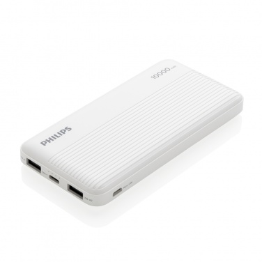 Logotrade advertising product image of: Philips 10.000 mAh slim powerbank