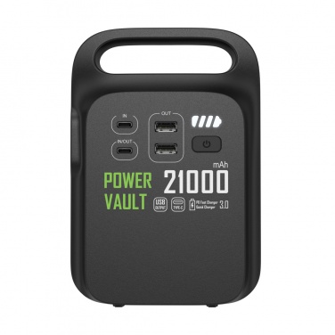 Logo trade promotional product photo of: Power Vault RCS rplastic 21000 mAh portable power station