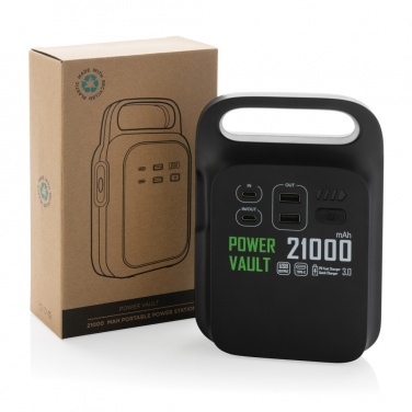 Logotrade promotional items photo of: Power Vault RCS rplastic 21000 mAh portable power station