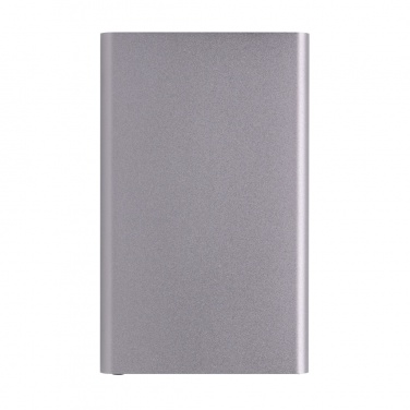 Logo trade promotional gifts image of: RCS recycled plastic/aluminum 4000 mah powerbank with type C