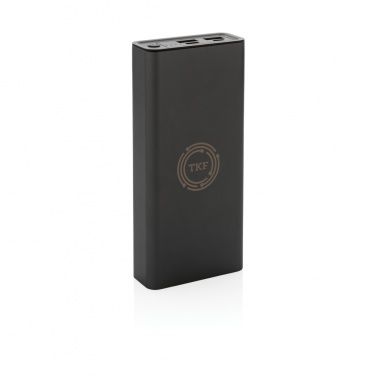 Logotrade promotional items photo of: Terra RCS recycled 20W aluminium powerbank 20.000 mAh