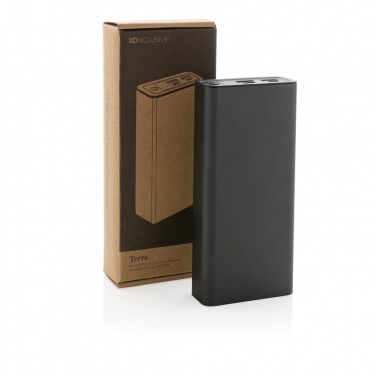 Logotrade promotional merchandise image of: Terra RCS recycled 20W aluminium powerbank 20.000 mAh