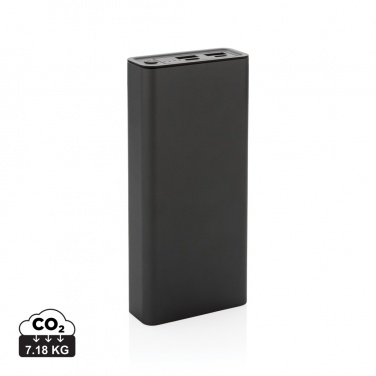 Logo trade promotional items picture of: Terra RCS recycled 20W aluminium powerbank 20.000 mAh