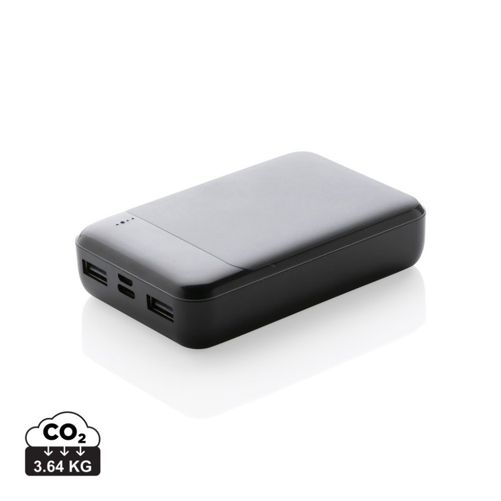 Logotrade promotional giveaways photo of: RCS standard recycled plastic 10.000 mAh powerbank