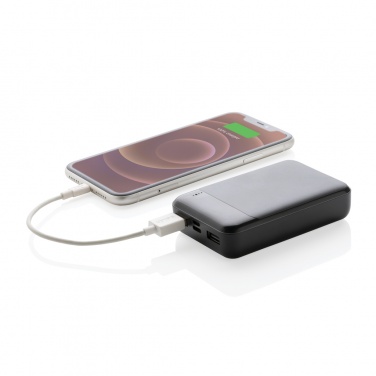 Logotrade corporate gift image of: RCS standard recycled plastic 10.000 mAh powerbank