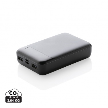 Logo trade promotional merchandise image of: RCS standard recycled plastic 10.000 mAh powerbank