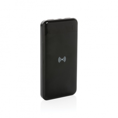 Logo trade promotional products picture of: RCS standard recycled plastic wireless powerbank