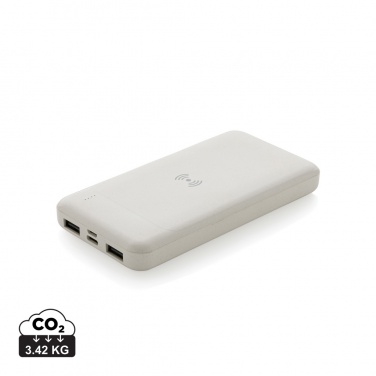 Logotrade promotional item picture of: RCS standard recycled plastic wireless powerbank