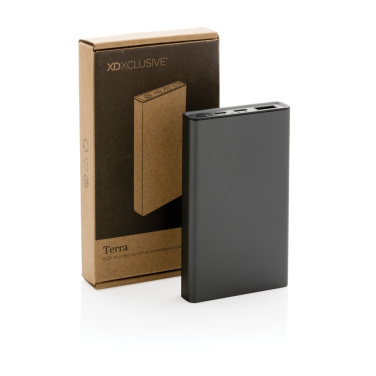 Logotrade promotional product image of: Terra RCS recycled aluminium powerbank 5.000 mAh