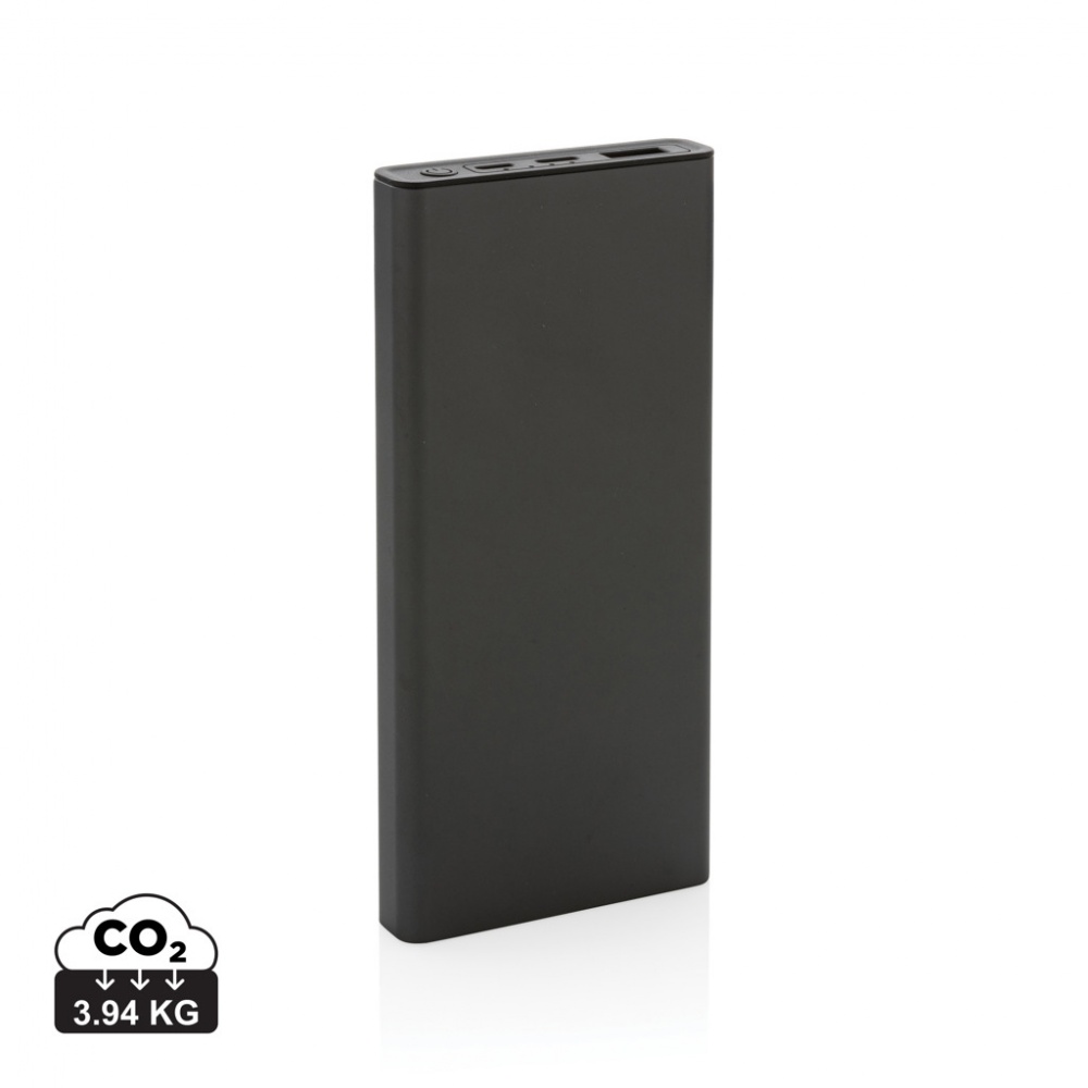 Logotrade advertising product picture of: Terra RCS recycled 18W aluminium powerbank 10.000 mAh