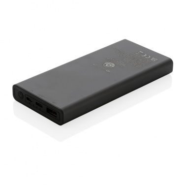 Logotrade advertising products photo of: Terra RCS recycled 18W aluminium powerbank 10.000 mAh