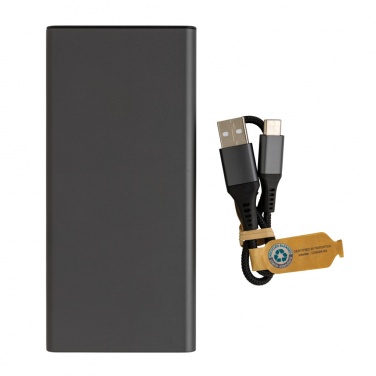 Logotrade promotional gift picture of: Terra RCS recycled 18W aluminium powerbank 10.000 mAh