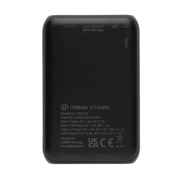 Logotrade corporate gift picture of: Urban Vitamin Alameda 10.000 mAh 18W PD powerbank