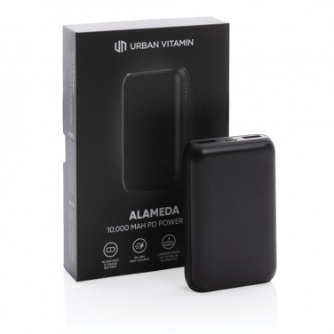 Logo trade corporate gifts image of: Urban Vitamin Alameda 10.000 mAh 18W PD powerbank