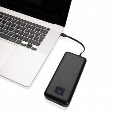 Logo trade promotional product photo of: Gridley RCS rplastic 20000 65W laptop powerbank