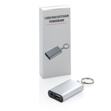 Logo trade promotional items picture of: 1.000 mAh keychain powerbank