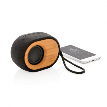 Logo trade promotional products image of: Bamboo X  speaker