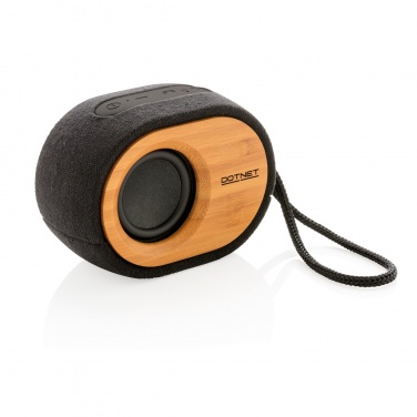 Logo trade promotional giveaways image of: Bamboo X  speaker