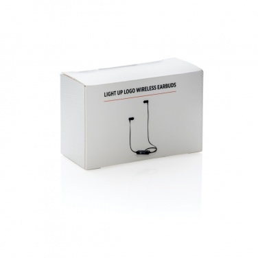 Logotrade promotional item image of: Light up logo wireless earbuds